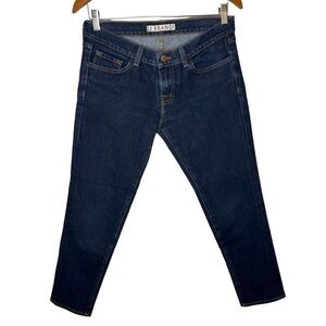 J Brand low rise crop dark wash indigo jeans women’s Sz 28